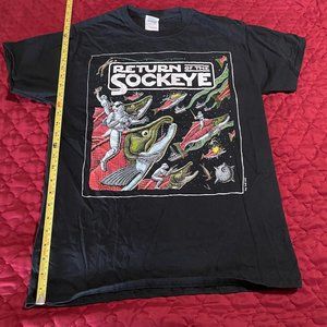 Unisex Ray Troll Return of the Sockeye Tshirt